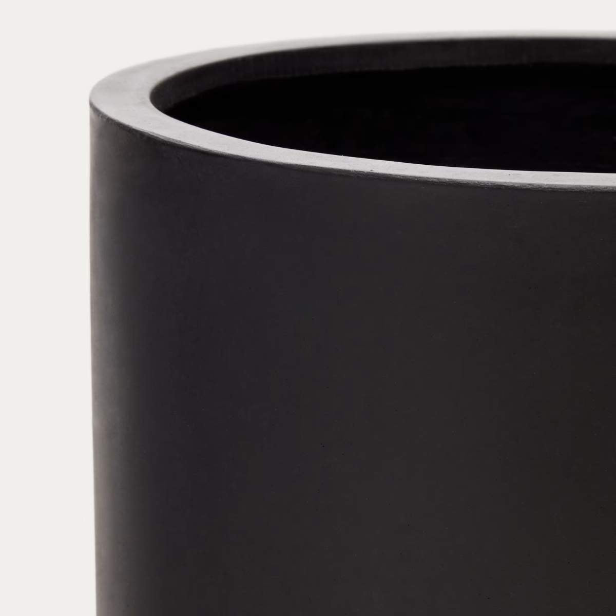 Kave Home Aiguablava brown cement planter Ø 52cm