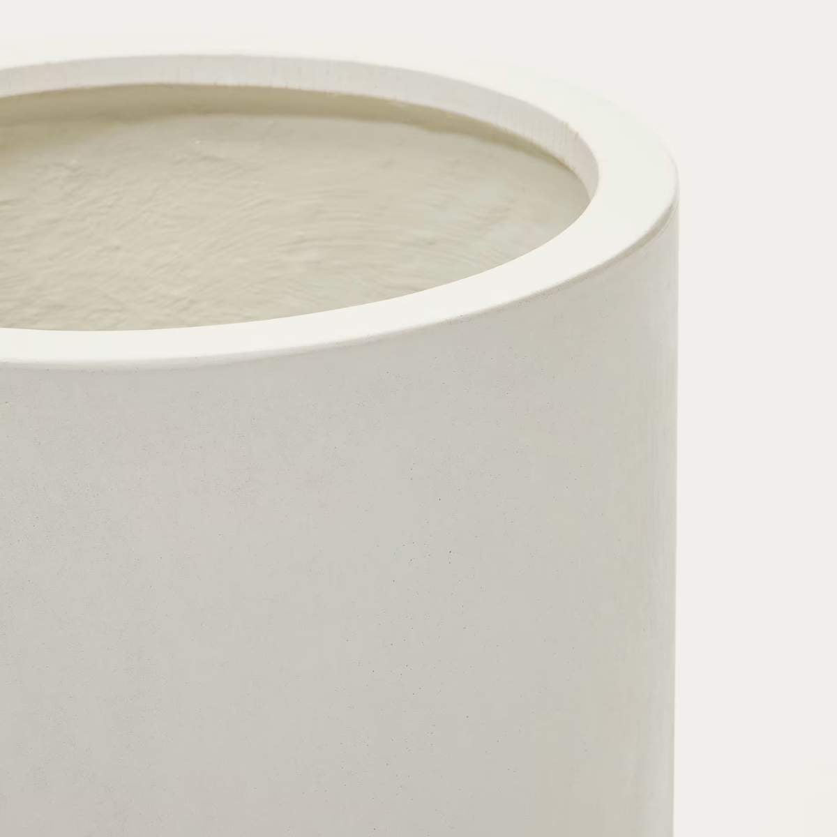 Kave Home Aiguablava brown cement planter Ø 42cm