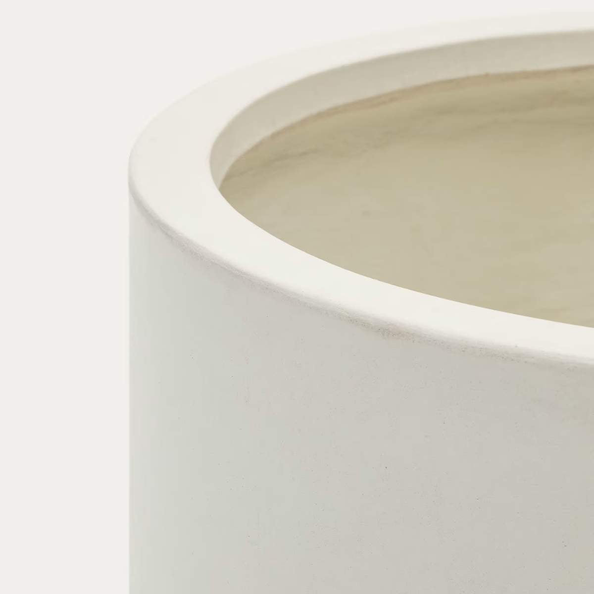 Kave Home Aiguablava brown cement planter Ø 52cm