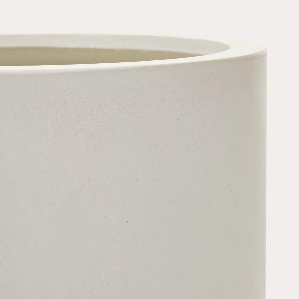Kave Home Aiguablava brown cement planter Ø 42cm