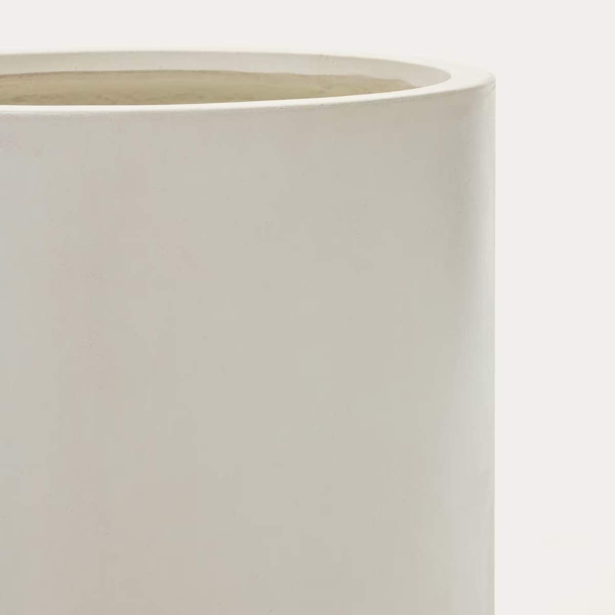 Kave Home Aiguablava brown cement planter Ø 52cm