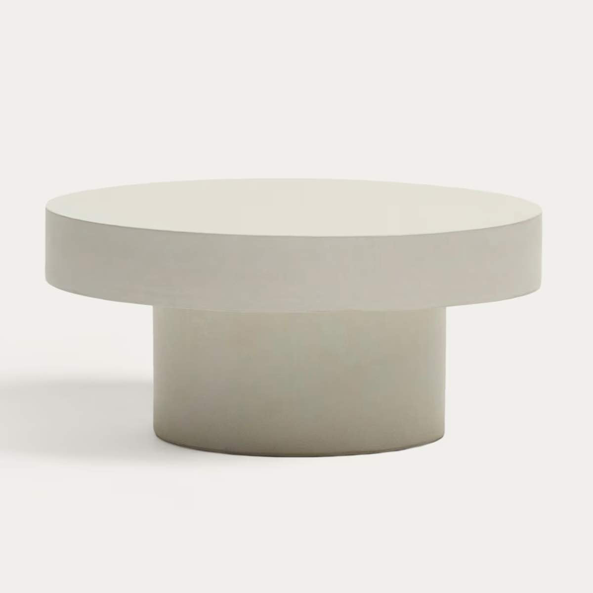 Kave Home Aiguablava terracotta cement coffee table Ø66cm