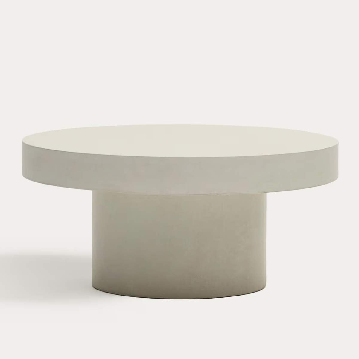 Kave Home Aiguablava terracotta cement coffee table Ø90cm
