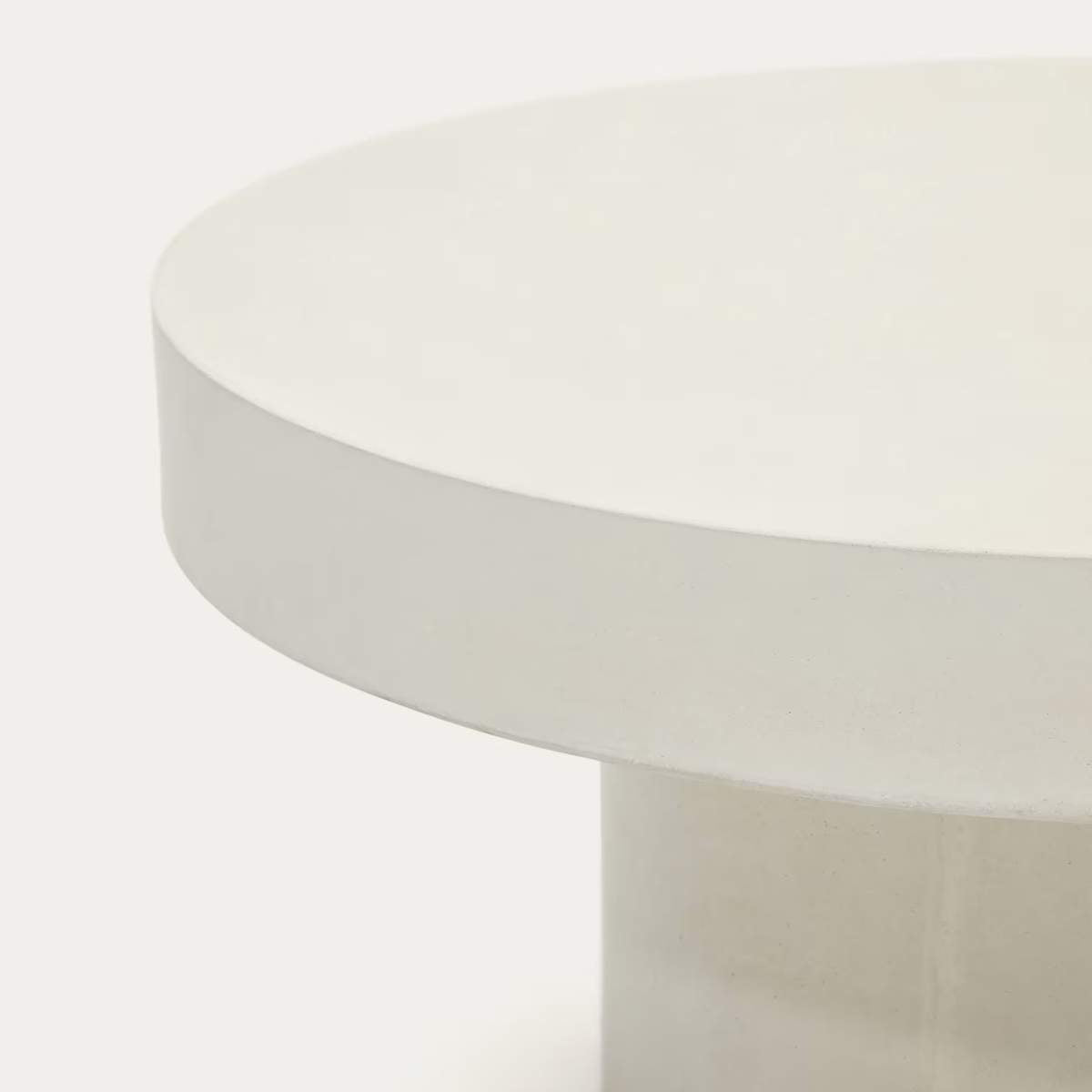 Kave Home Aiguablava terracotta cement coffee table Ø90cm