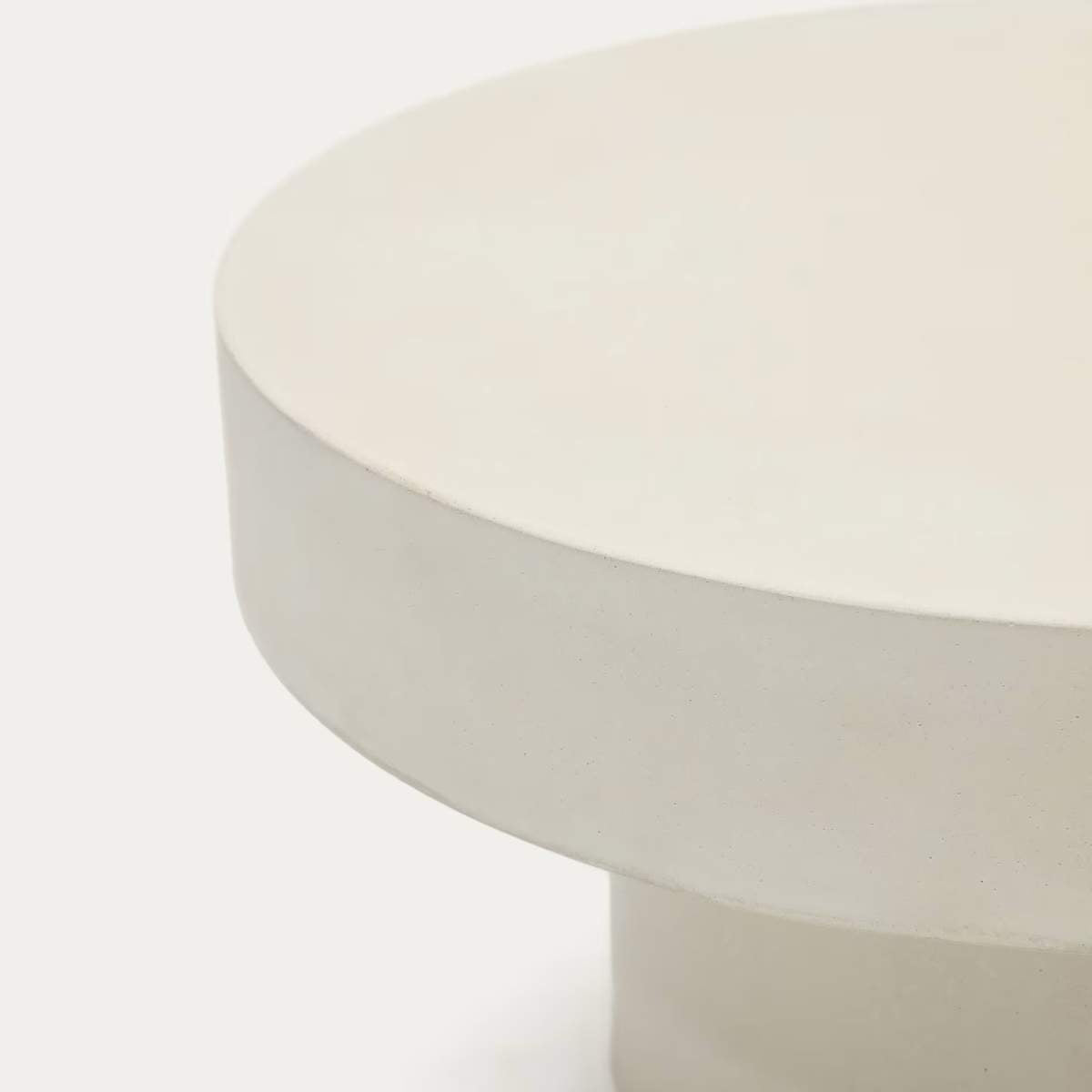 Kave Home Aiguablava terracotta cement coffee table Ø66cm