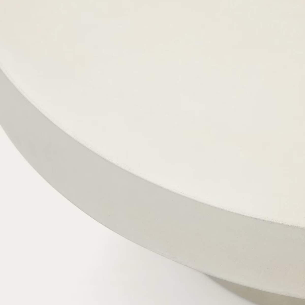 Kave Home Aiguablava terracotta cement coffee table Ø90cm