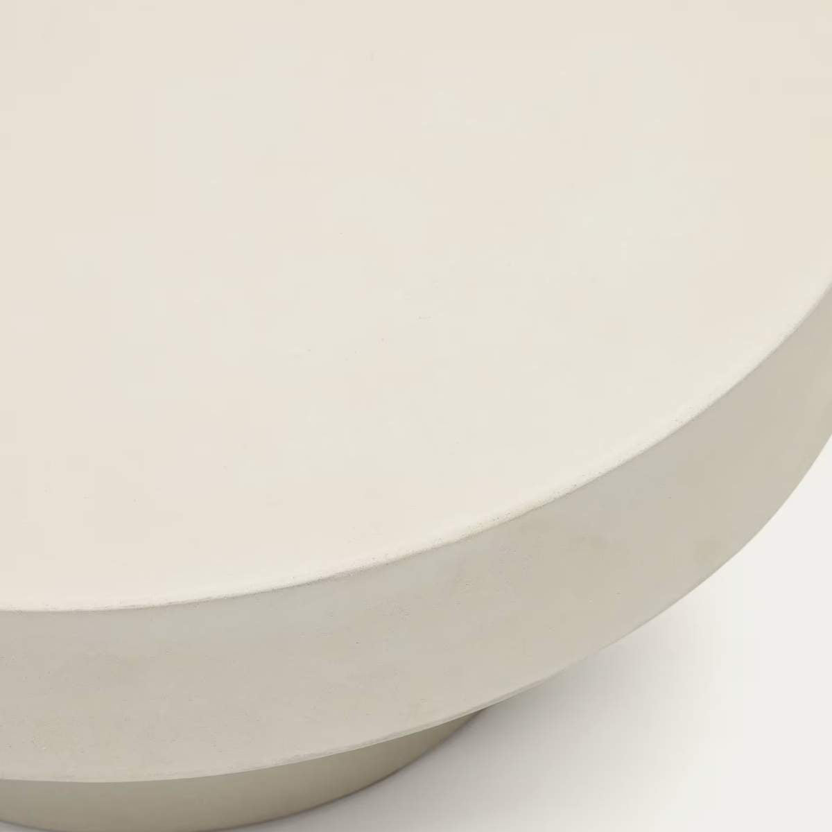 Kave Home Aiguablava terracotta cement coffee table Ø66cm