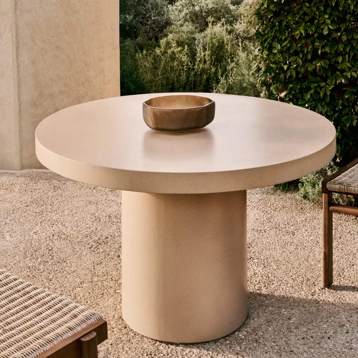 Kave Home Aiguablava terracotta cement round table Ø120cm
