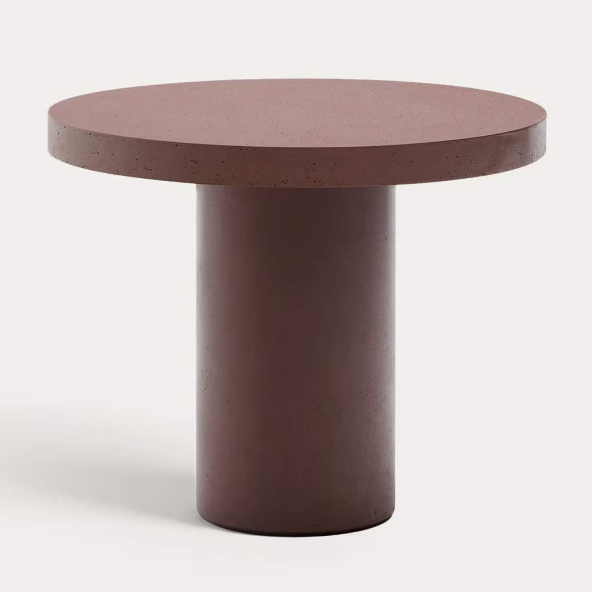 Kave Home Aiguablava terracotta cement round table Ø90cm