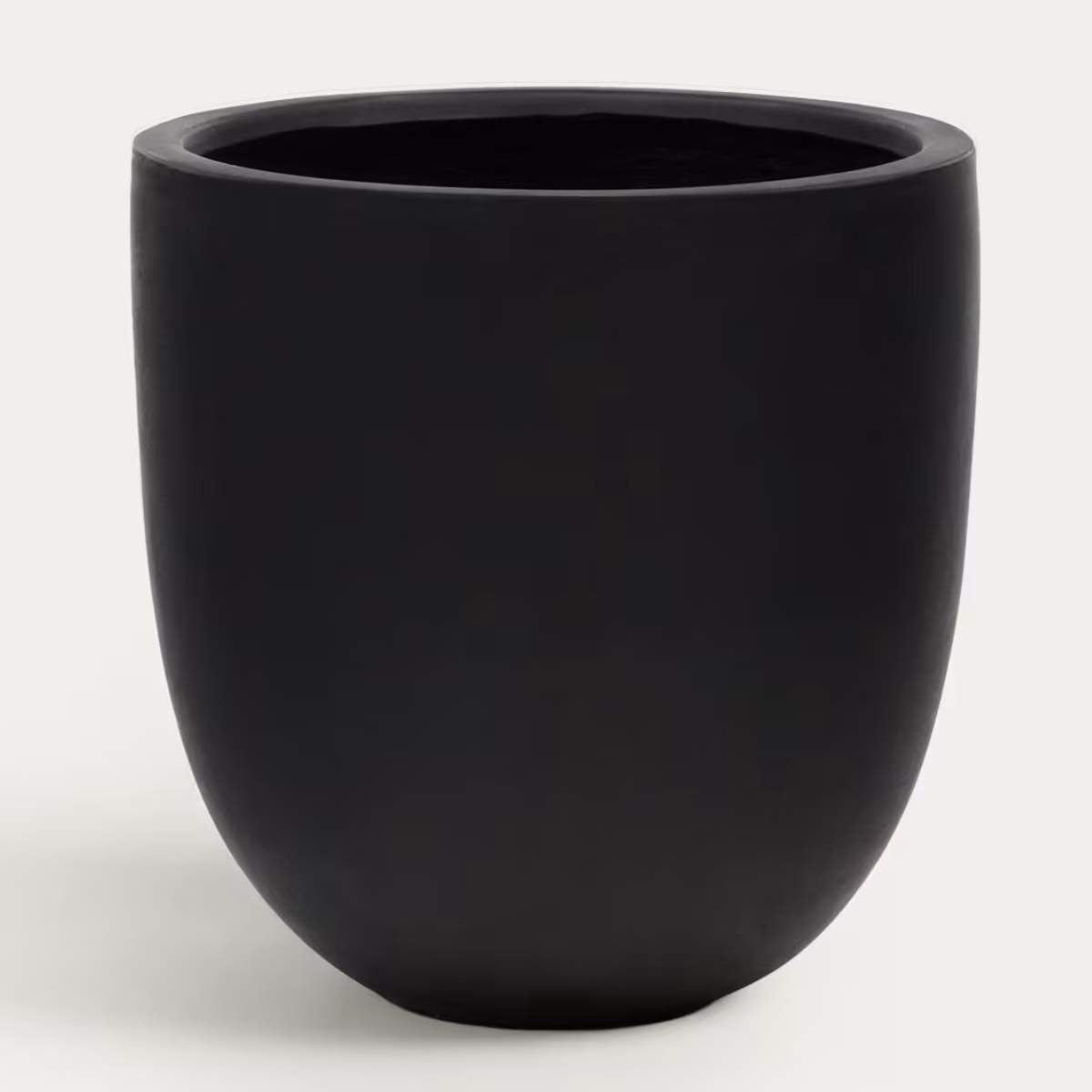 Kave Home Aiguablava plant pot in white cement, Ø 56 cm