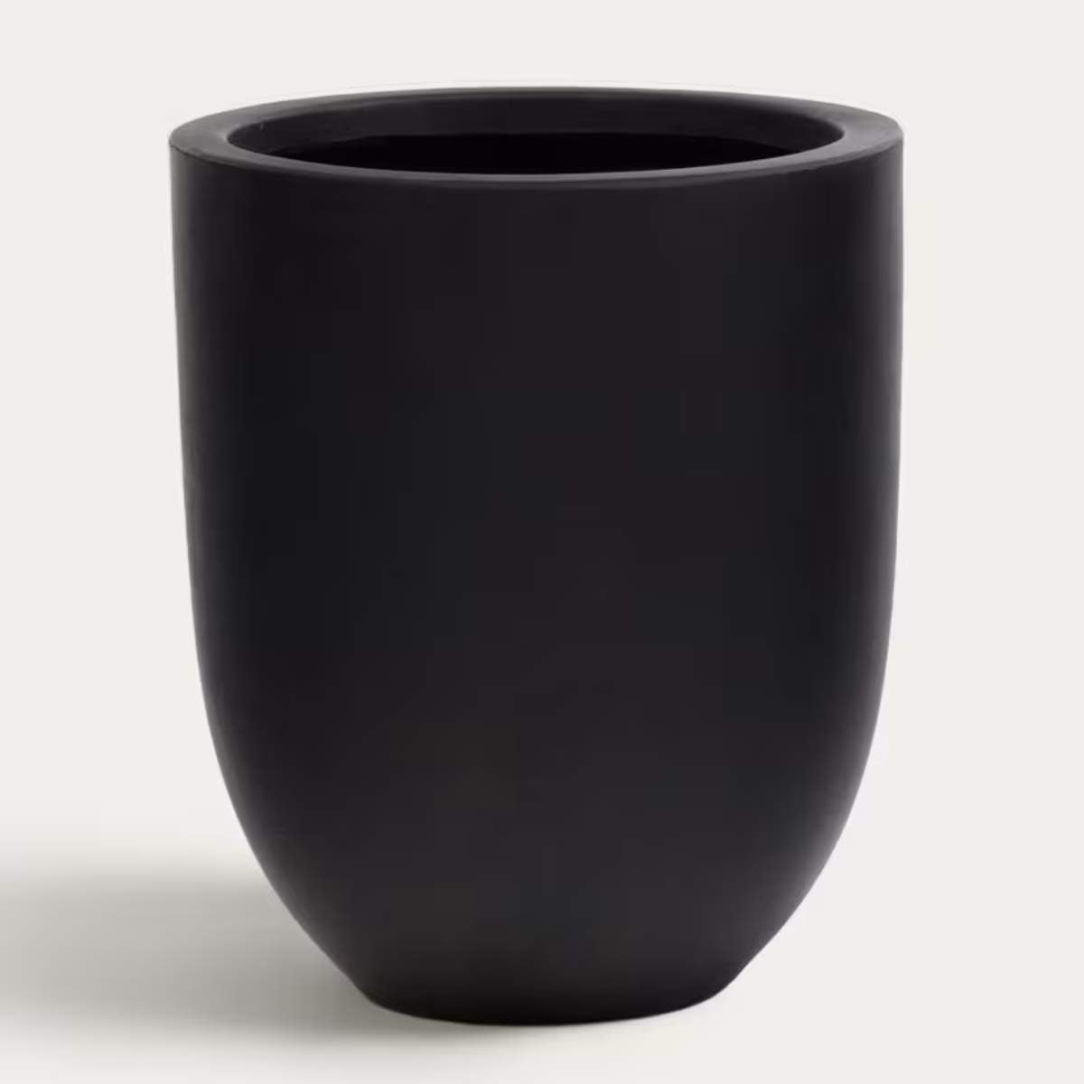 Kave Home Aiguablava plant pot in white cement, Ø 39 cm