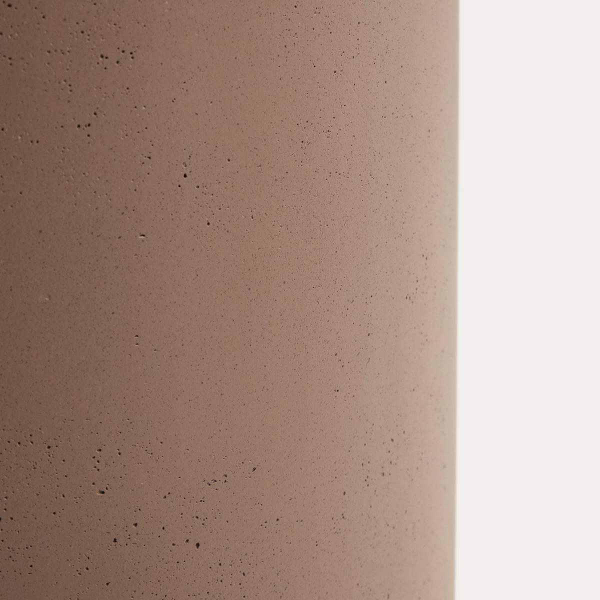 Kave Home Aiguablava brown cement planter Ø 42cm