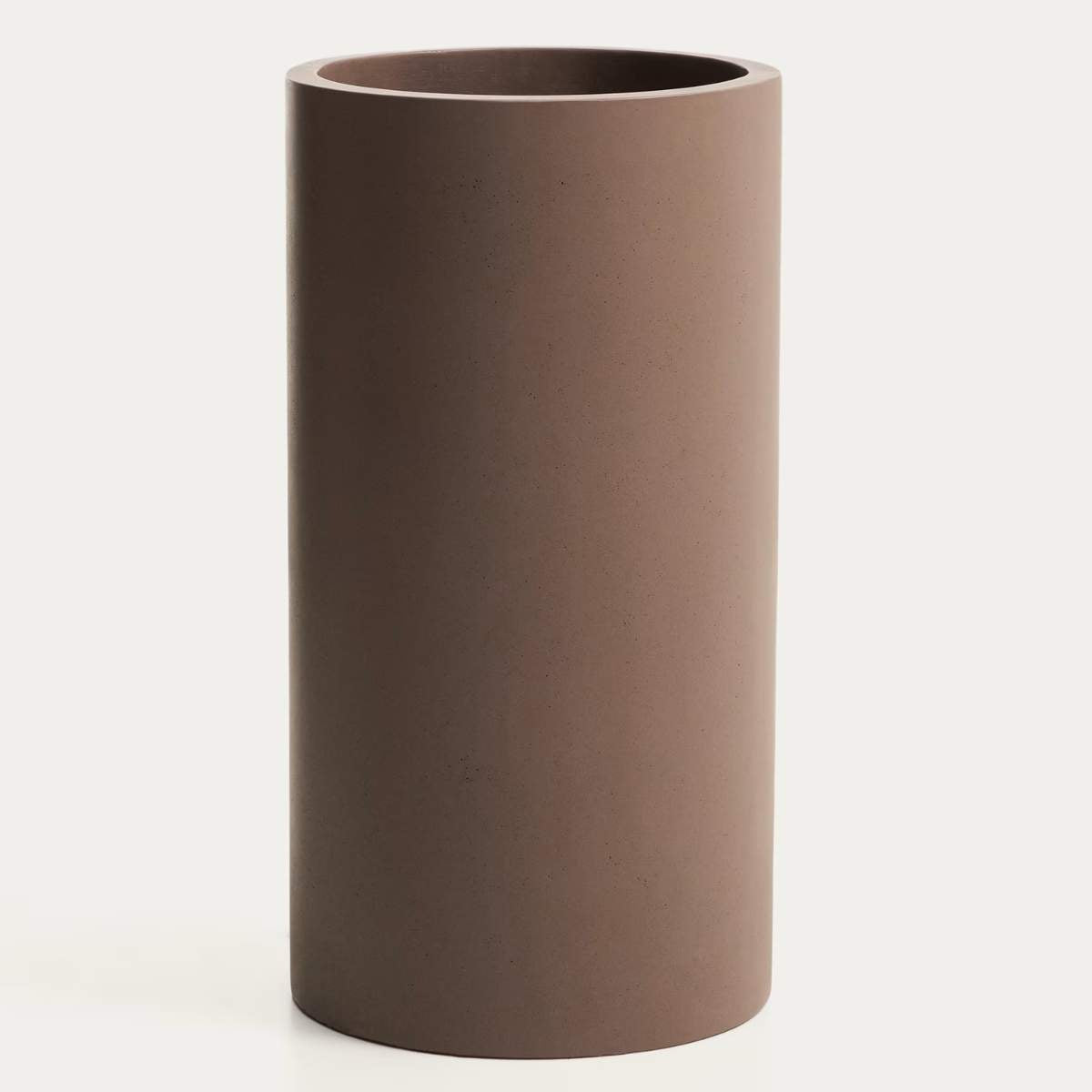 Kave Home Aiguablava brown cement planter Ø 42cm