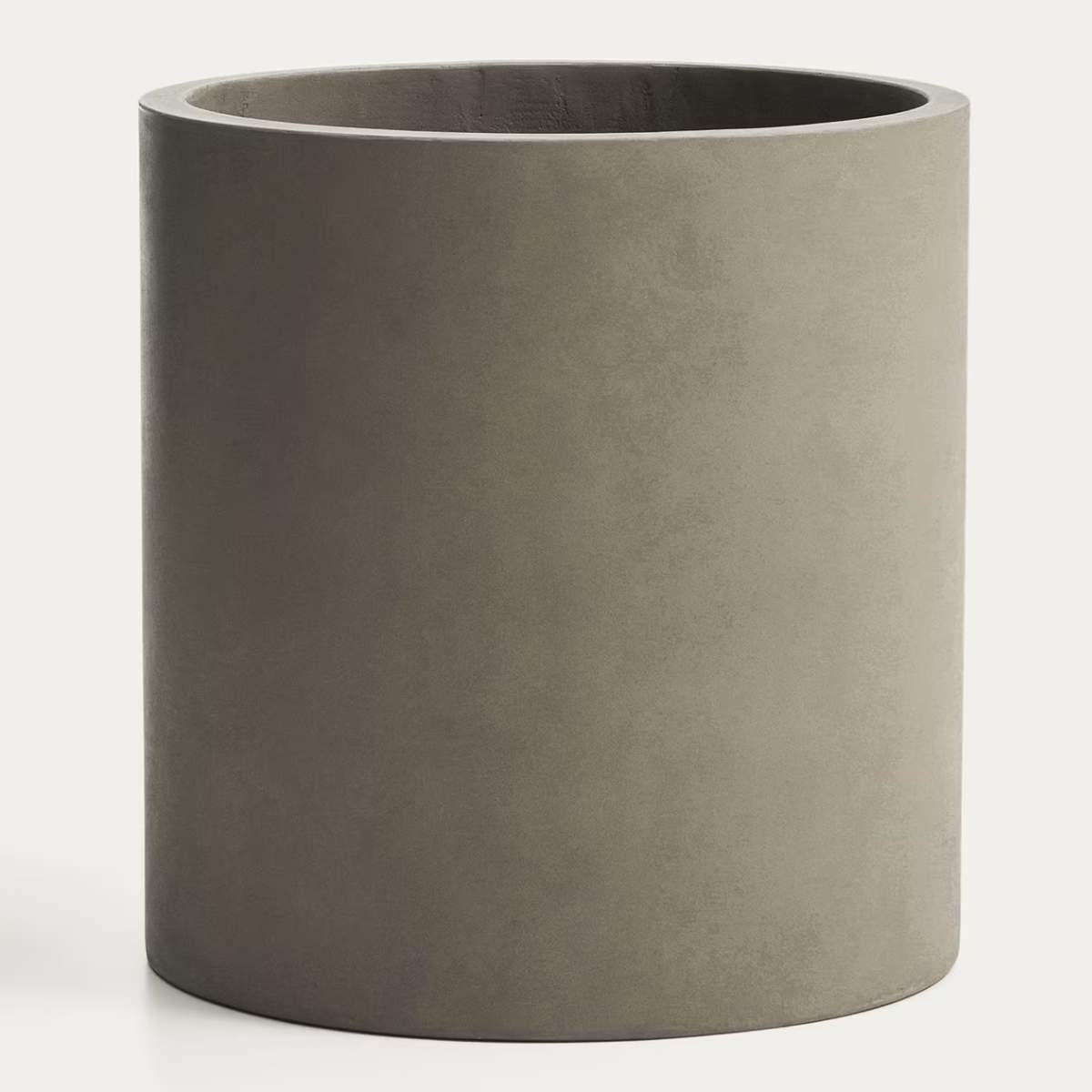 Kave Home Aiguablava brown cement planter Ø 52cm
