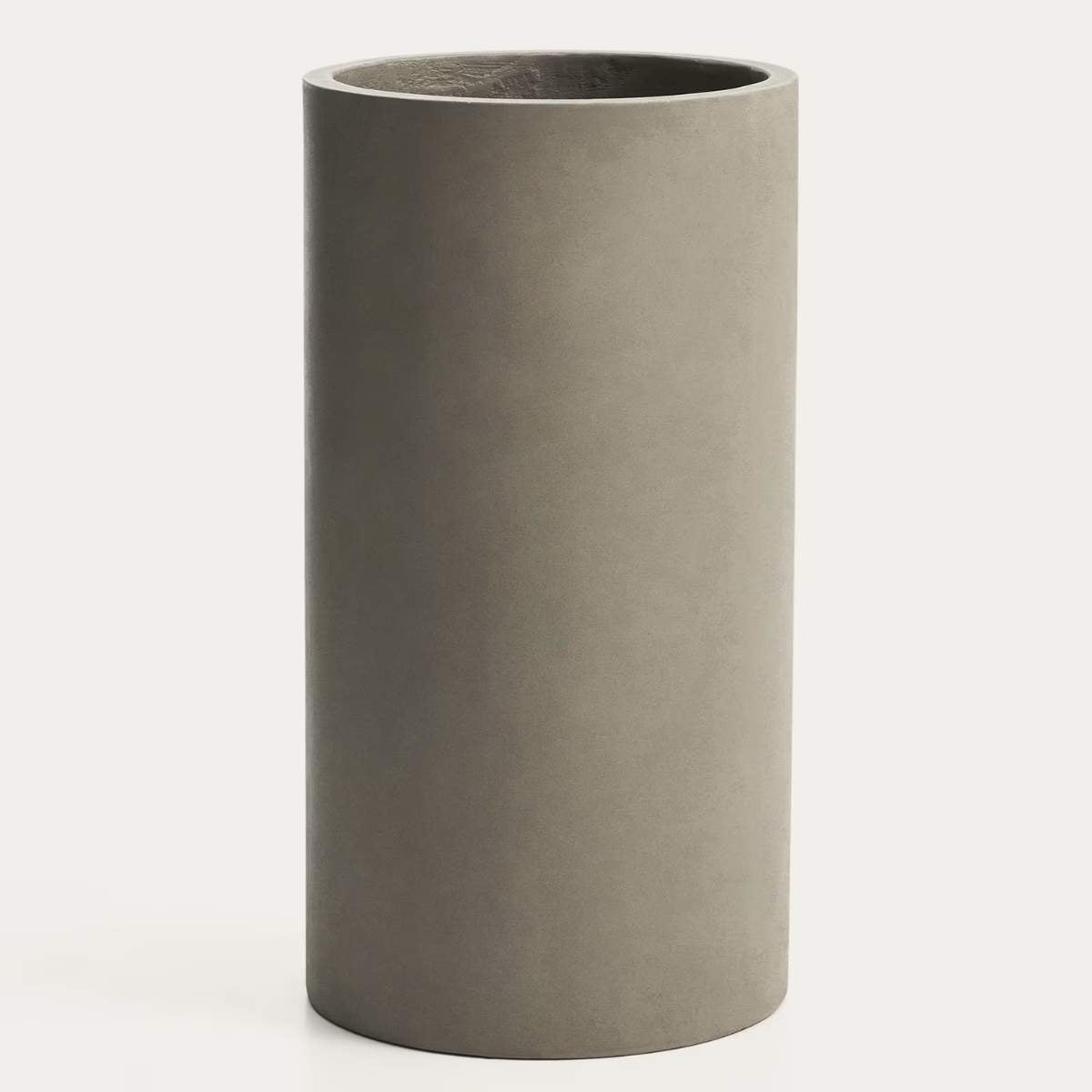 Kave Home Aiguablava brown cement planter Ø 42cm