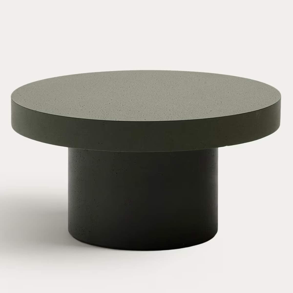 Kave Home Aiguablava terracotta cement coffee table Ø90cm
