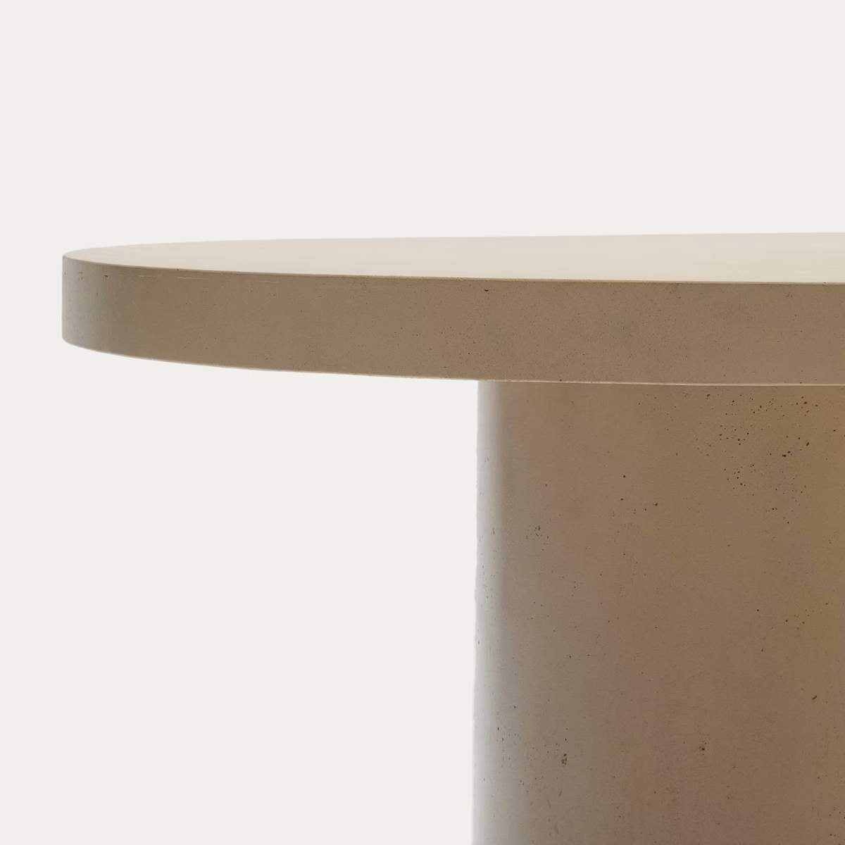 Kave Home Aiguablava terracotta cement round table Ø120cm