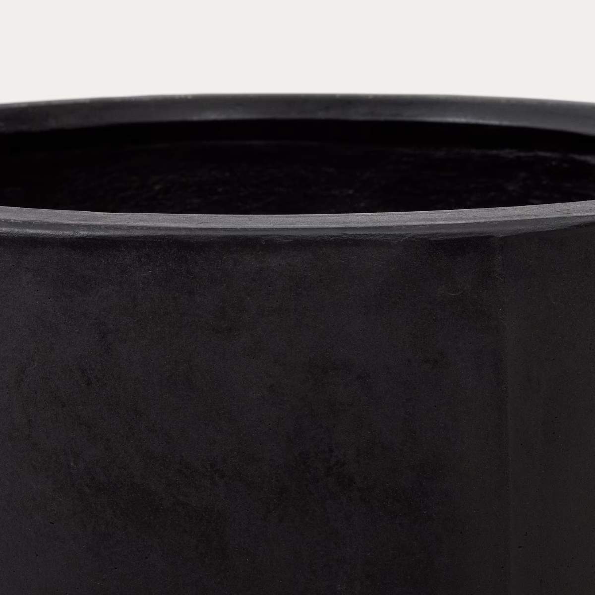 Kave Home Aiguablava White Cement Planter Ø 75 cm