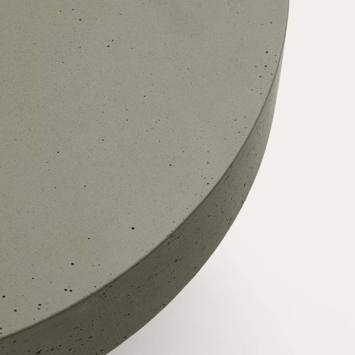 Kave Home Aiguablava terracotta cement coffee table Ø90cm