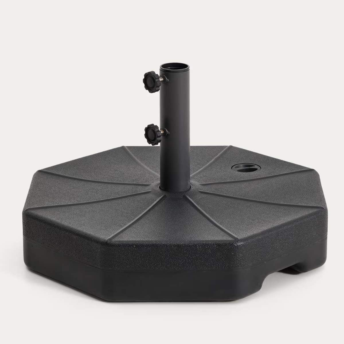 Kave Home Aimar plastic parasol base with central pole Ø60cm