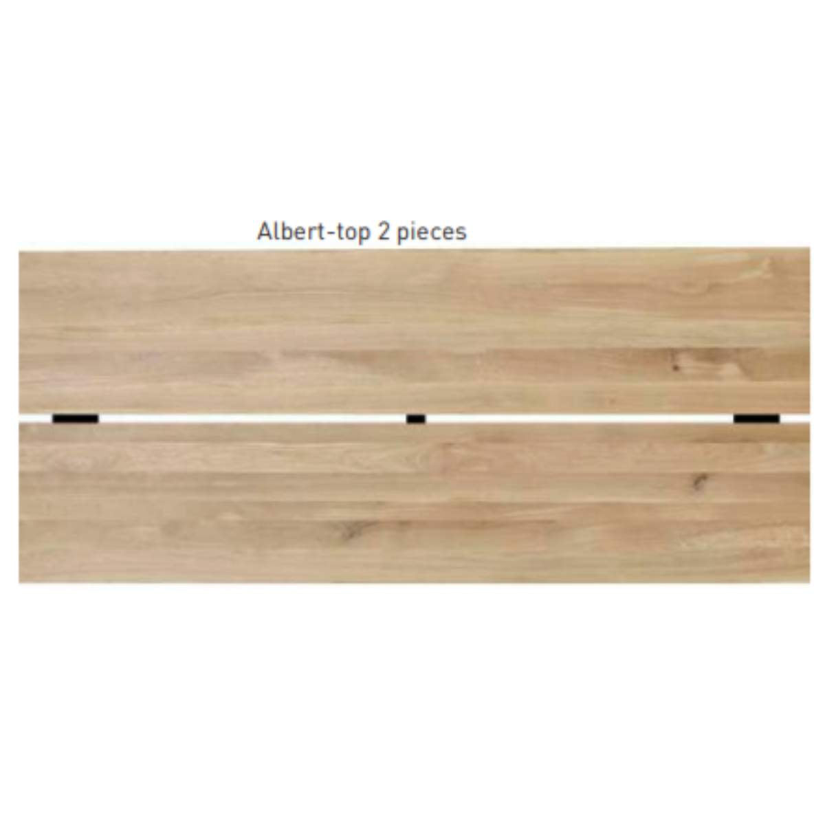 Vincent Shepherd Albert Dining Table Black A Frame Natural Oak 200 x 100