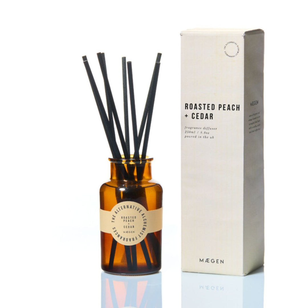 Maegen Alchemist Range Reed Diffuser - Roasted Peach & Cedar