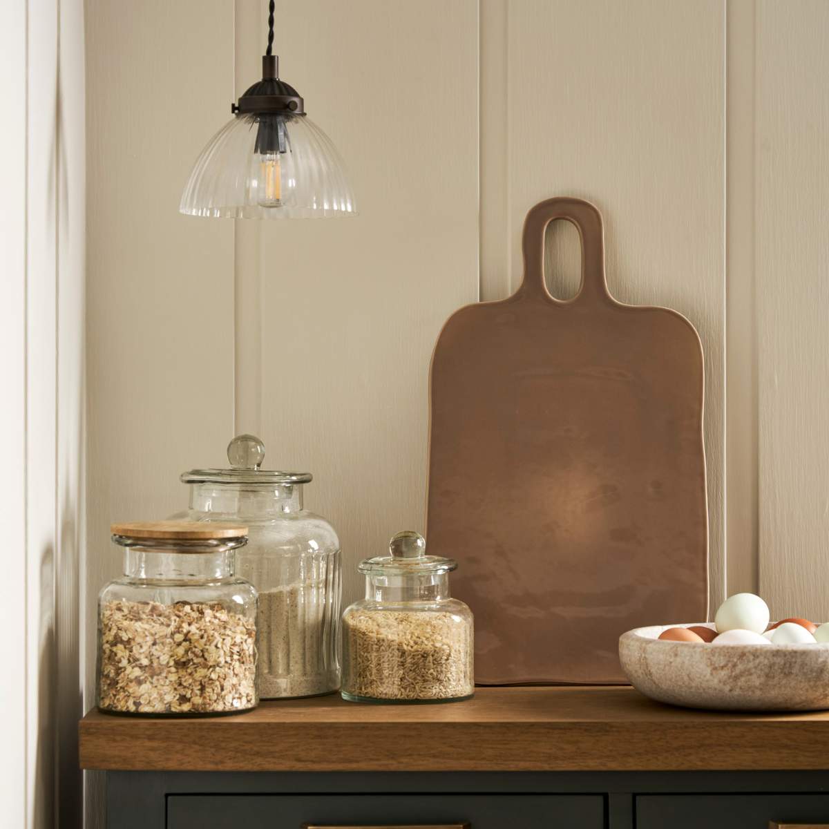Garden Trading Alderley Rectangular Serving Board Truffle