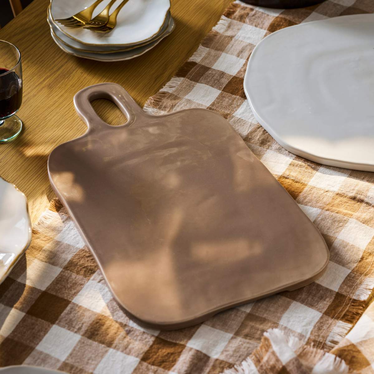 Garden Trading Alderley Rectangular Serving Board Truffle