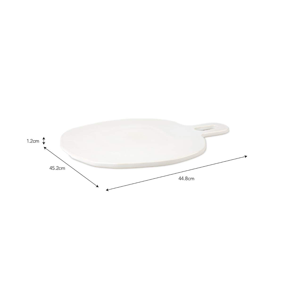 Garden Trading Alderley Round Serving Board Chalk