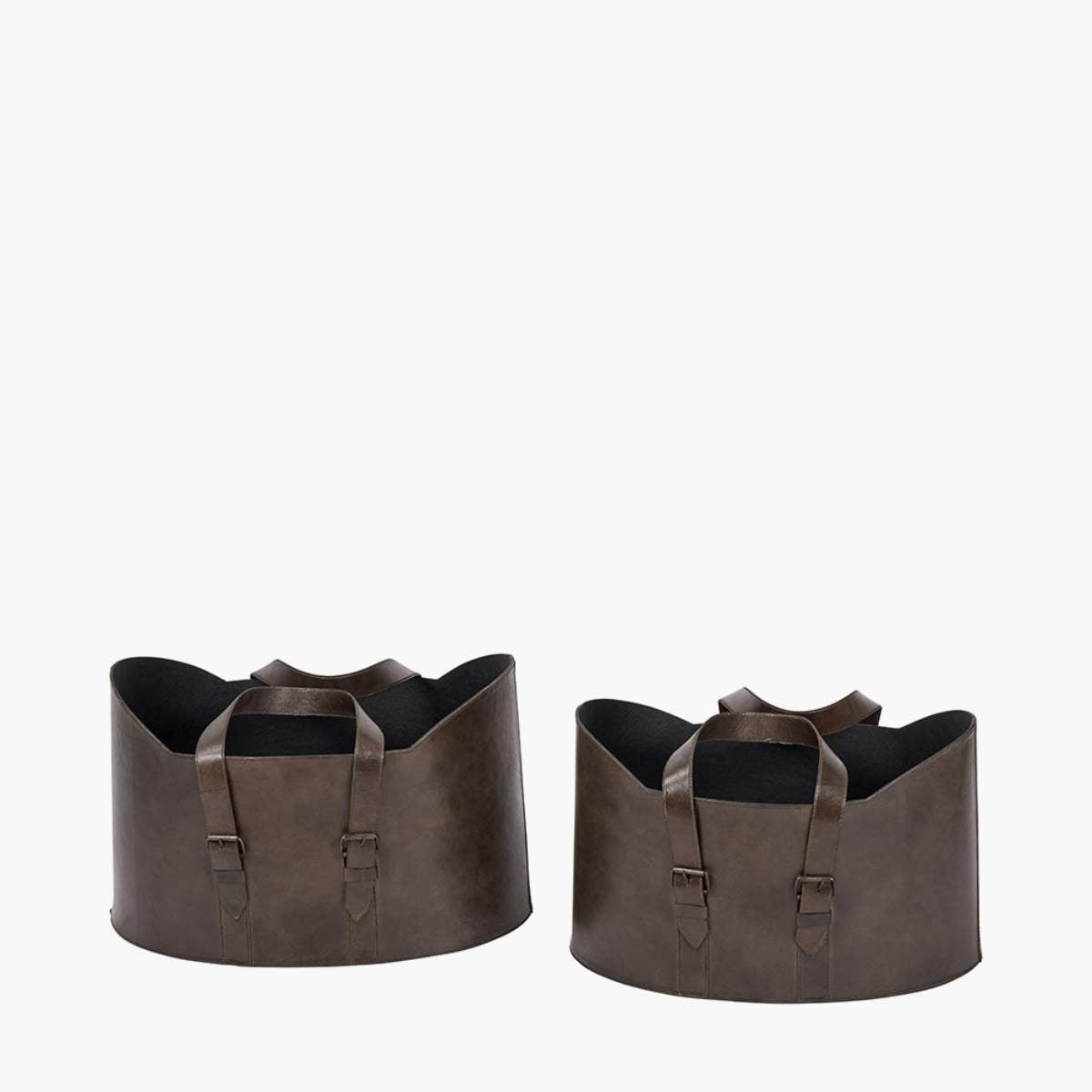 Beau&Co Alessio S/2 Leather Handled Storage