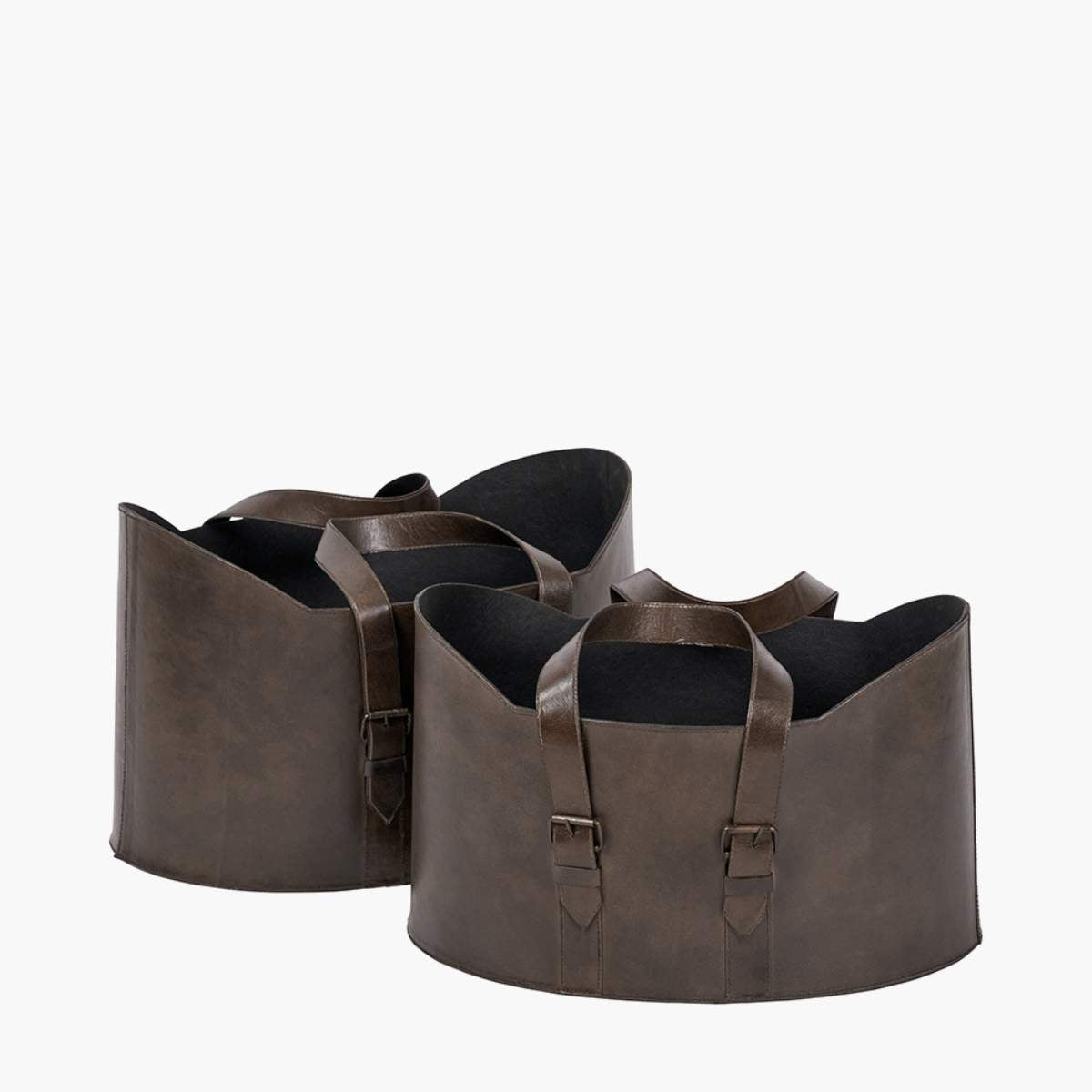 Beau&Co Alessio S/2 Leather Handled Storage