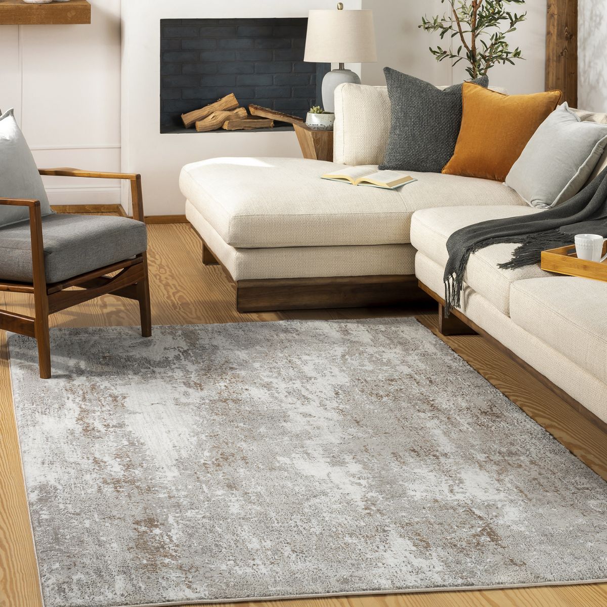 Surya Livabliss Allegro Abstract Modern Marble Rug