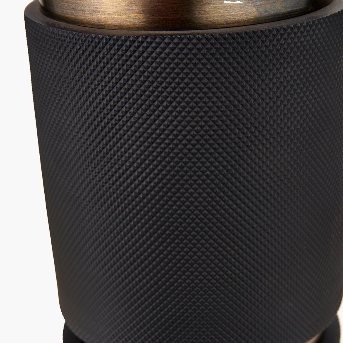 Pacific Lifestyle Alnico Black and Brass Metal Textured Table Lamp Base