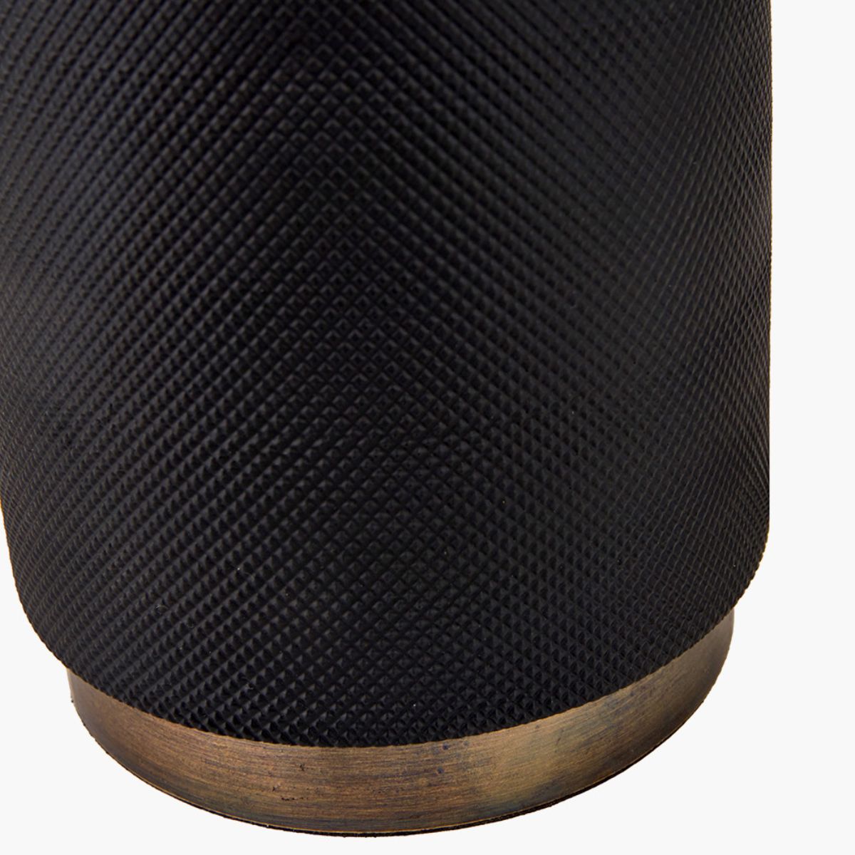 Pacific Lifestyle Alnico Black and Brass Metal Textured Table Lamp Base