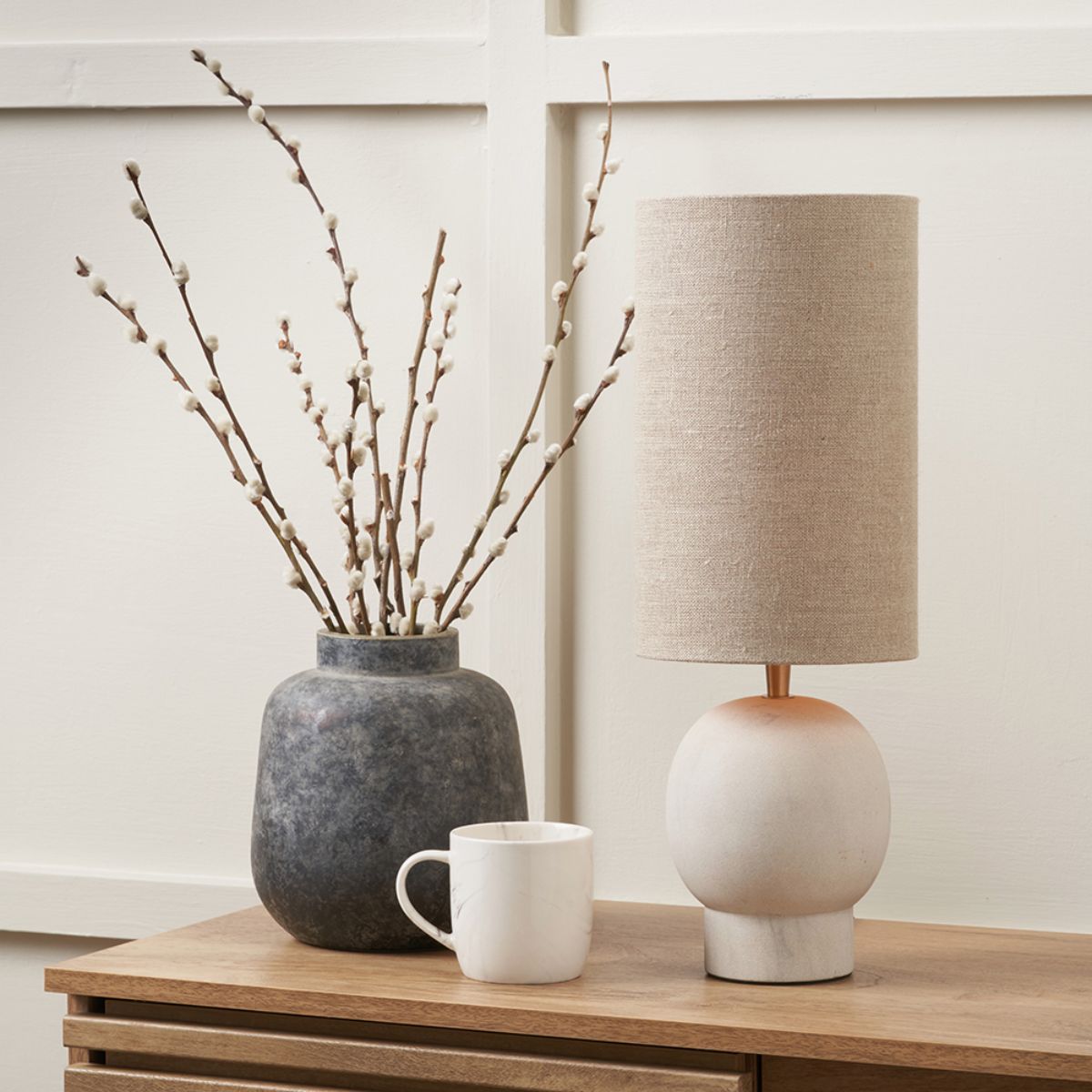 Pacific Lifestyle Althea Sandstone Table Lamp