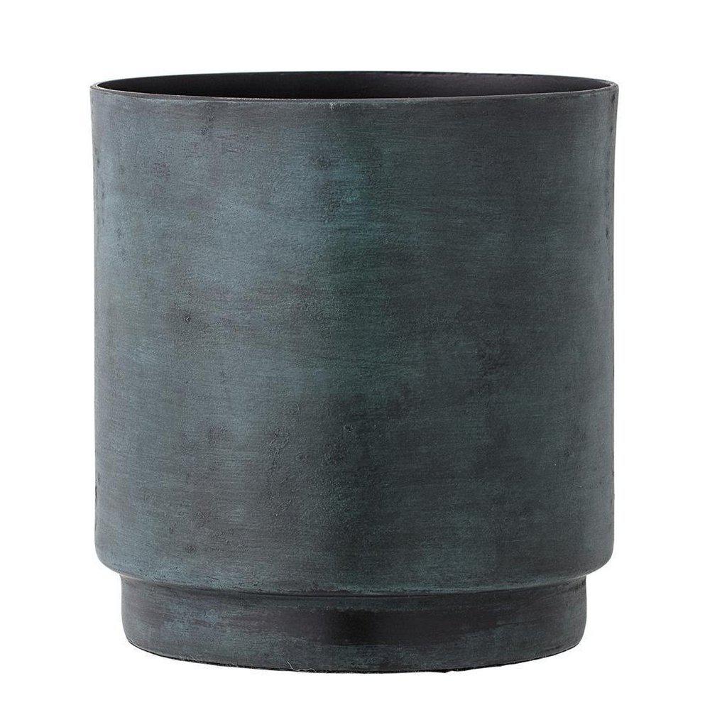 Aluminium Flowerpot - Green-Beaumonde