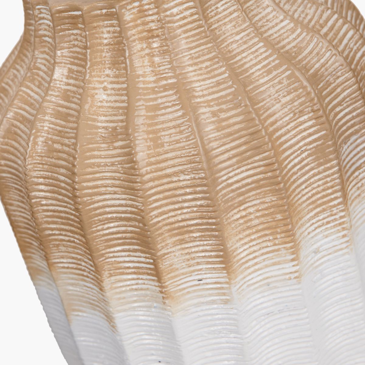Pacific Lifestyle Amalia Natural Ombre Textured Stoneware Table Lamp Base