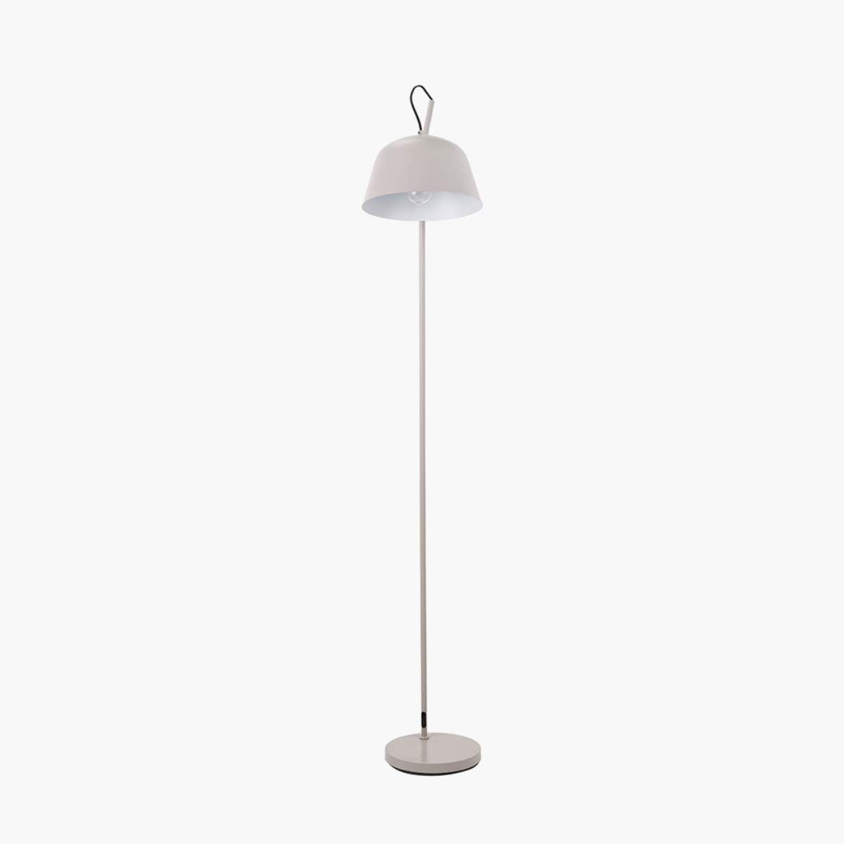 Pacific Lifestyle Amalie Grey Metal Retro Task Floor Lamp