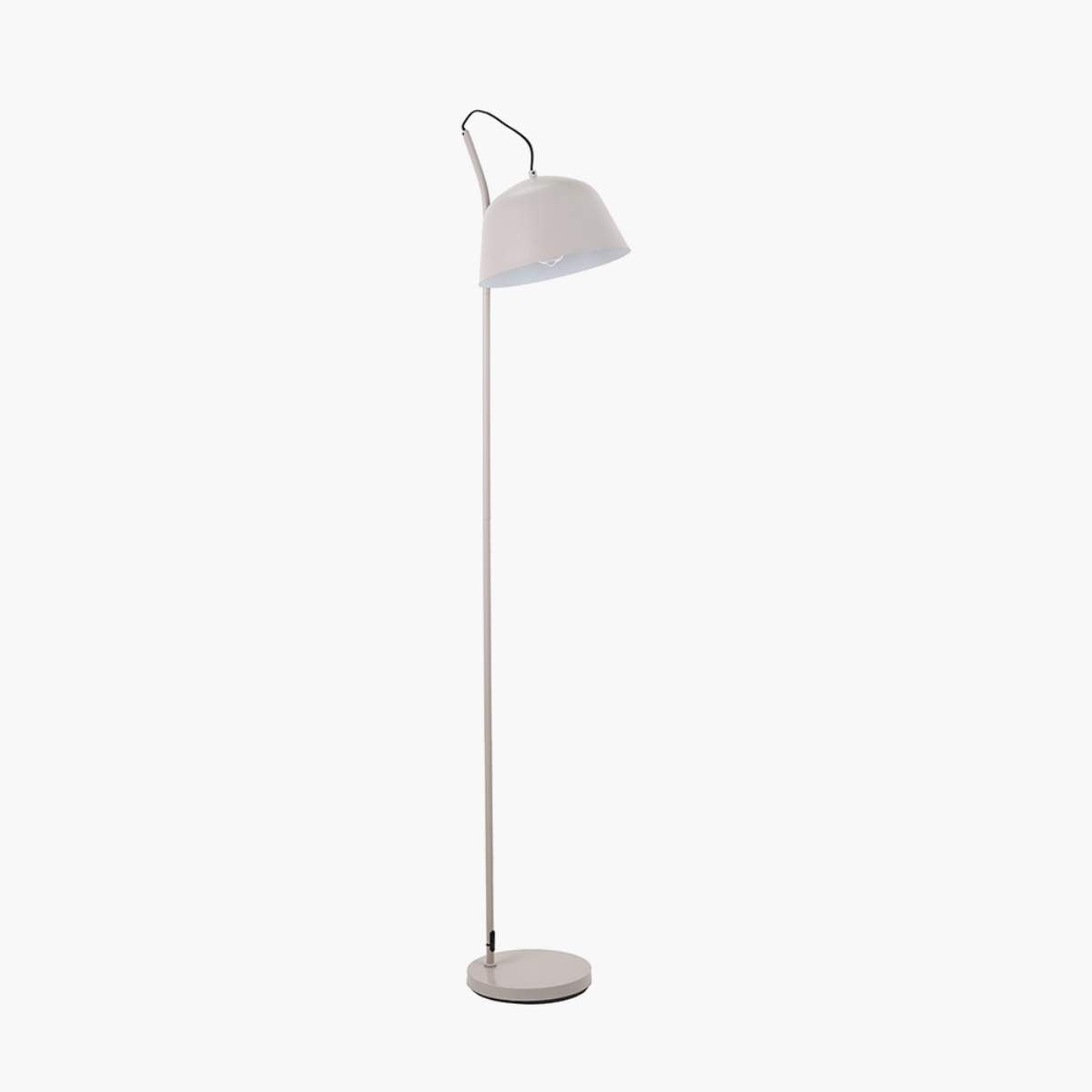 Pacific Lifestyle Amalie Grey Metal Retro Task Floor Lamp