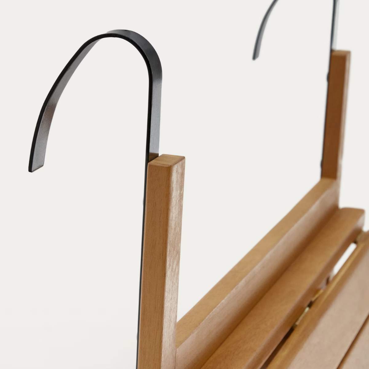 Kave Home Amarilis folding balcony table made from solid acacia wood, 50 x 70 cm FSC 100%