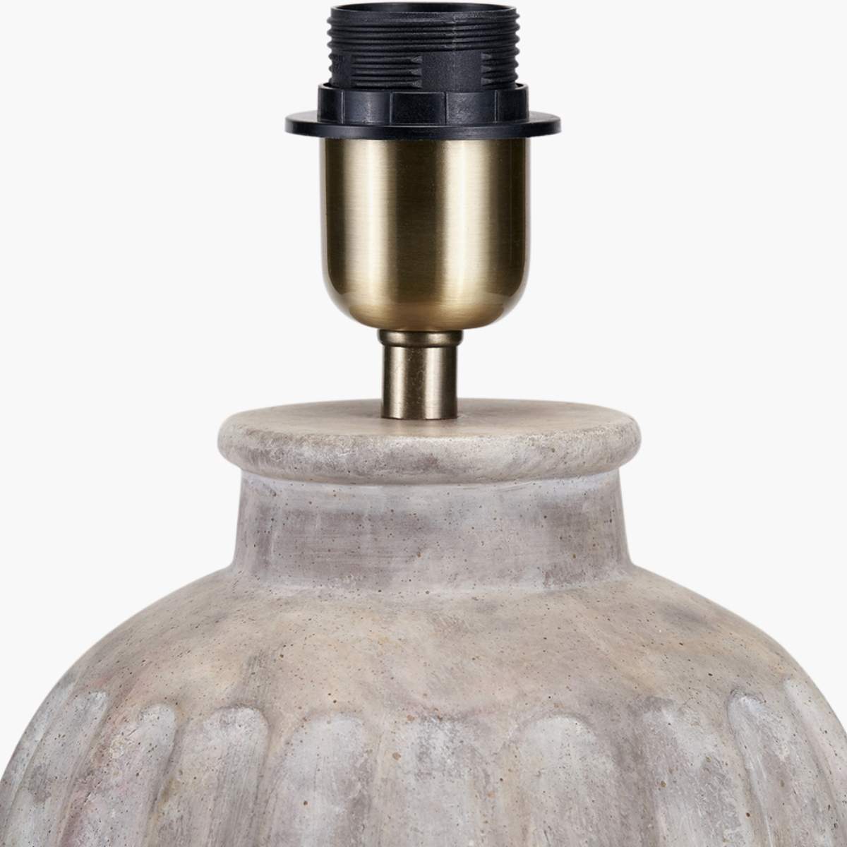 Pacific Lifestyle Ambrosia Natural Grooved Stoneware Table Lamp Base