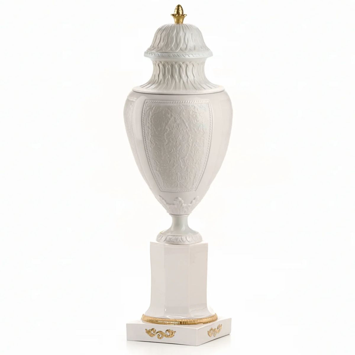 Villari Amour Secret Potiche - White