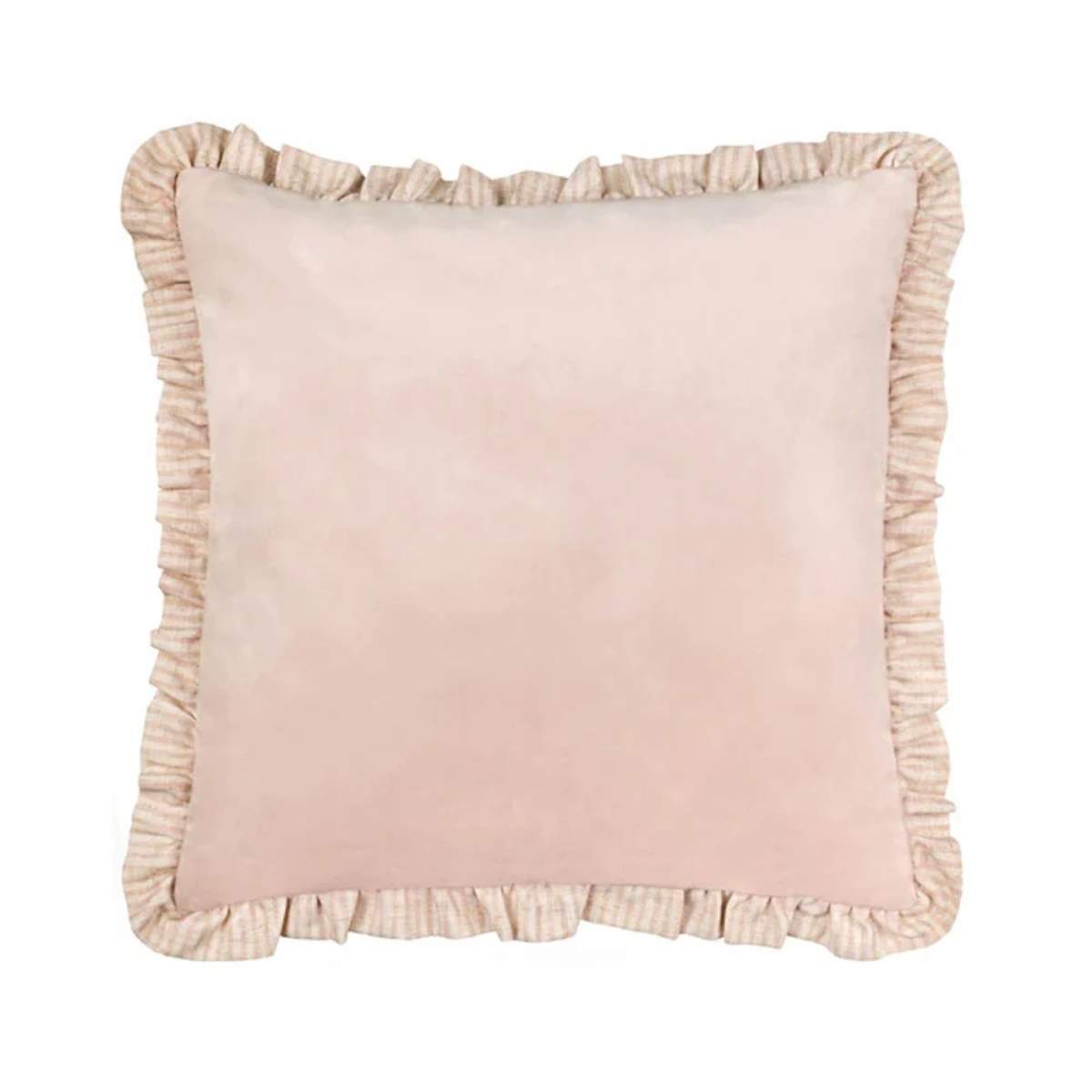 Angela Reed Solene Ruffle Matte Velvet Cushion