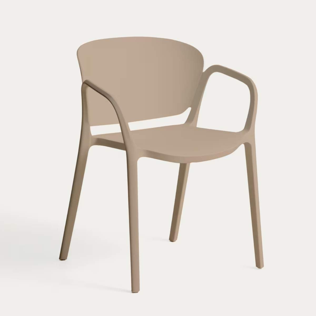 Kave Home Ania stackable outdoor chair in beige