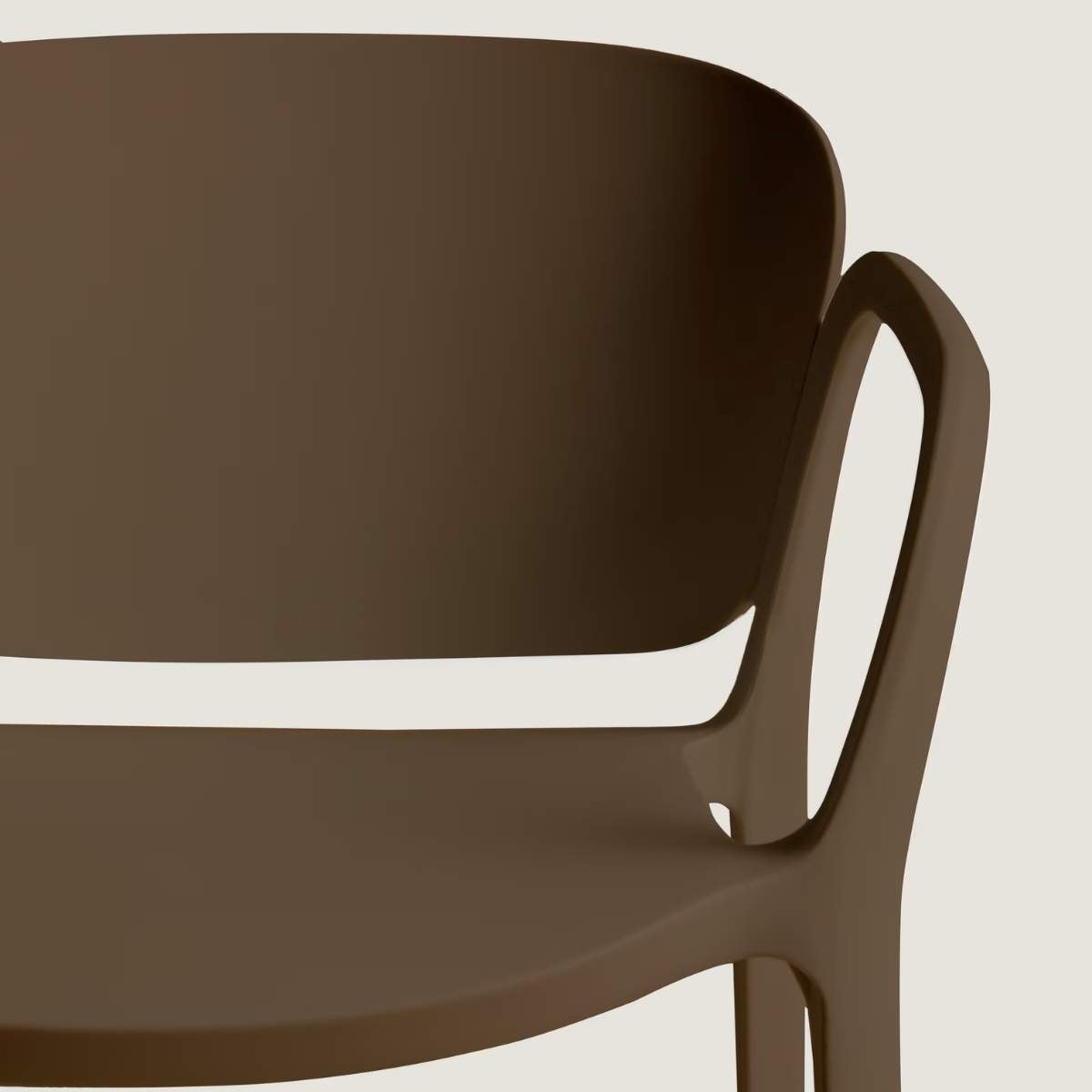 Kave Home Ania stackable outdoor chair in beige