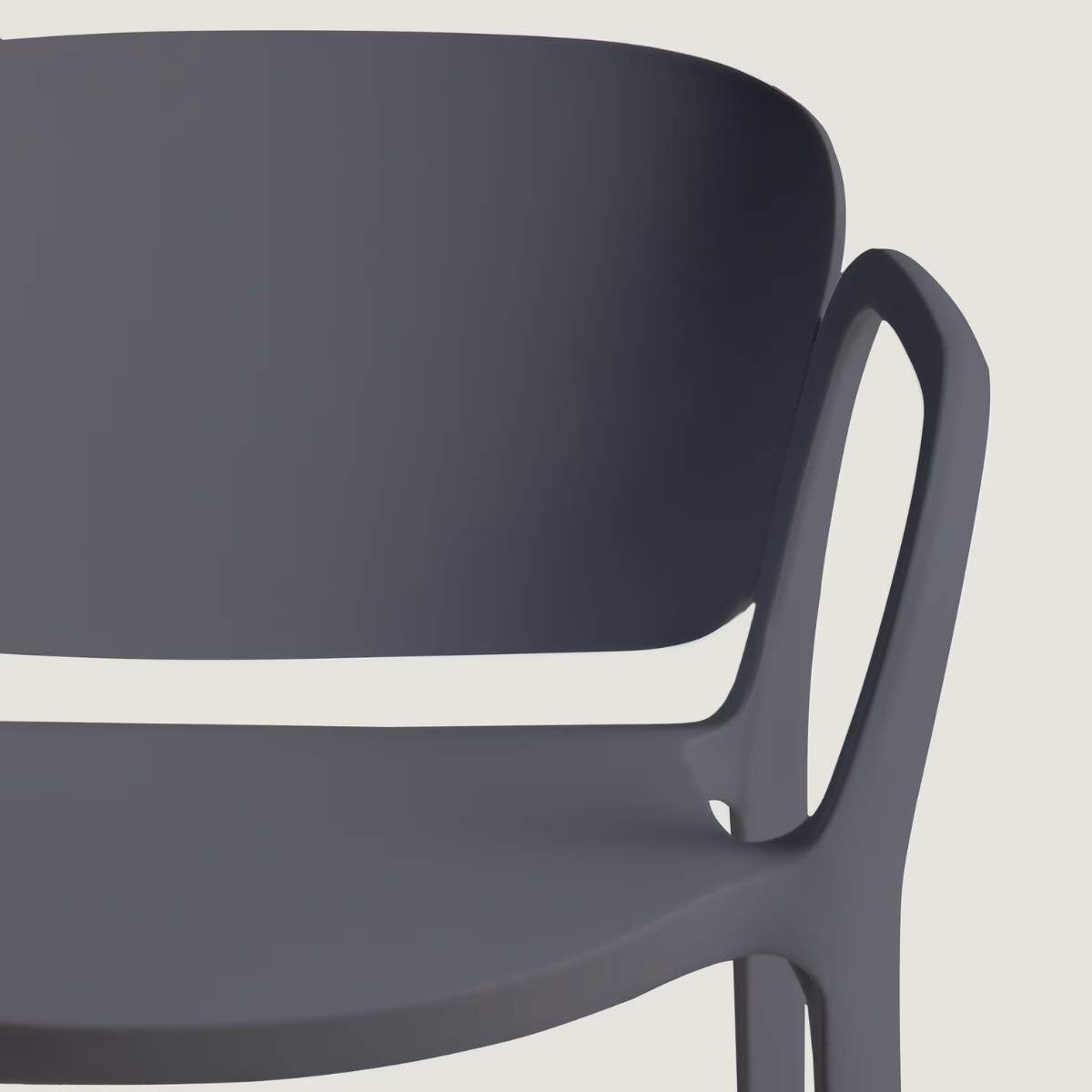 Kave Home Ania stackable outdoor chair in beige