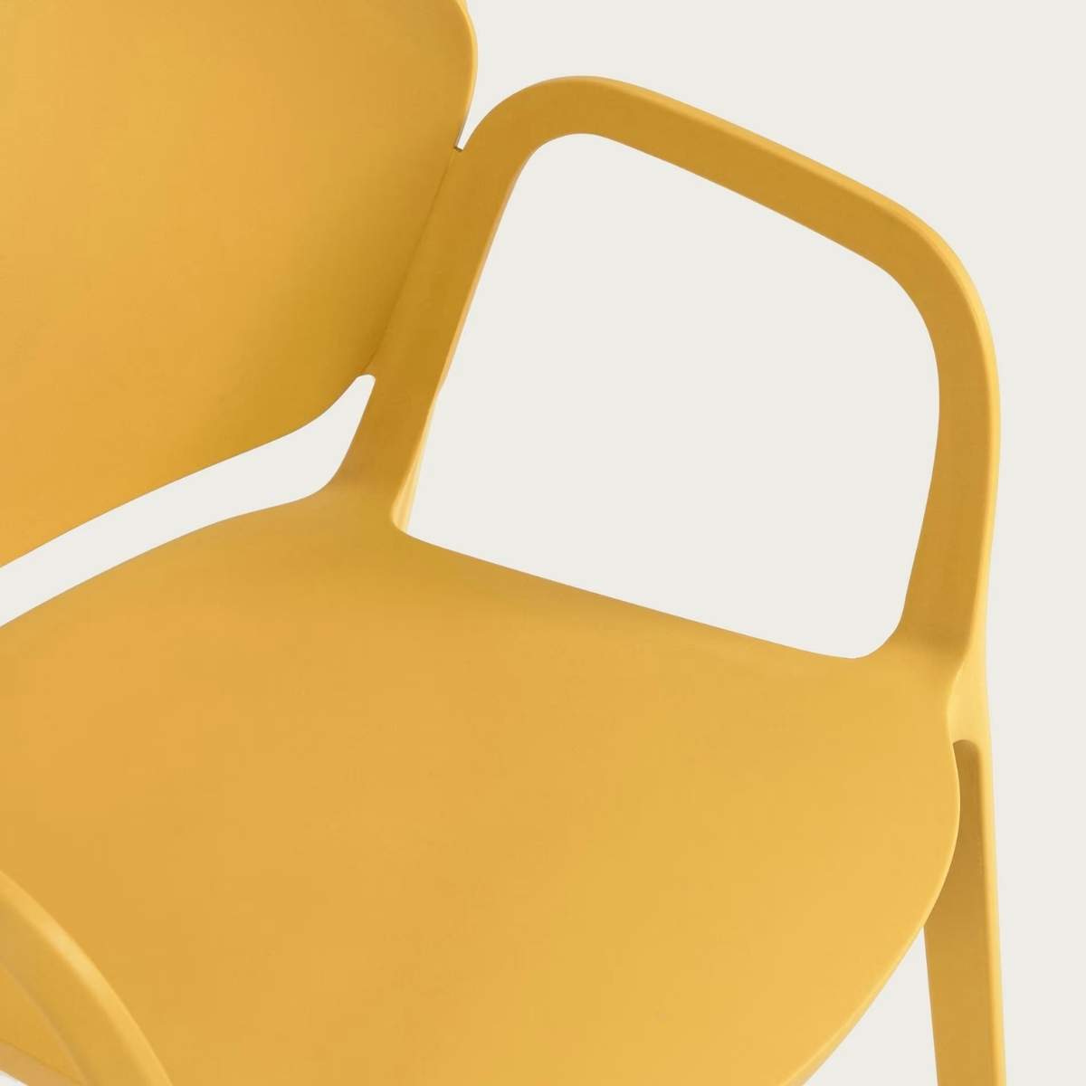 Kave Home Ania stackable outdoor chair in beige