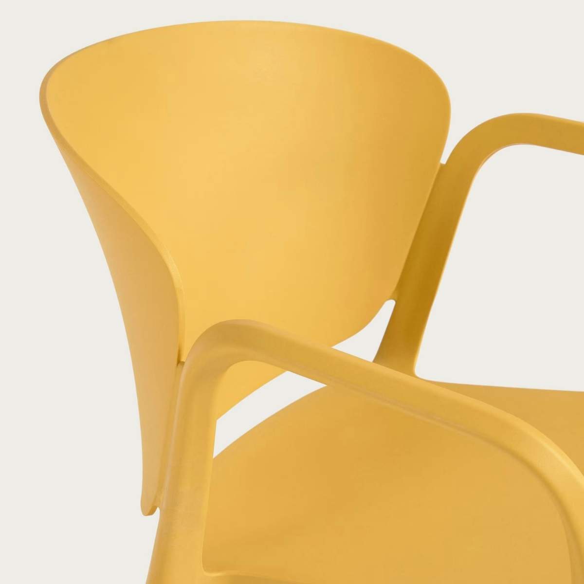 Kave Home Ania stackable outdoor chair in beige