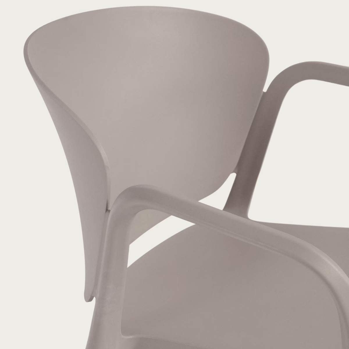 Kave Home Ania stackable outdoor chair in beige