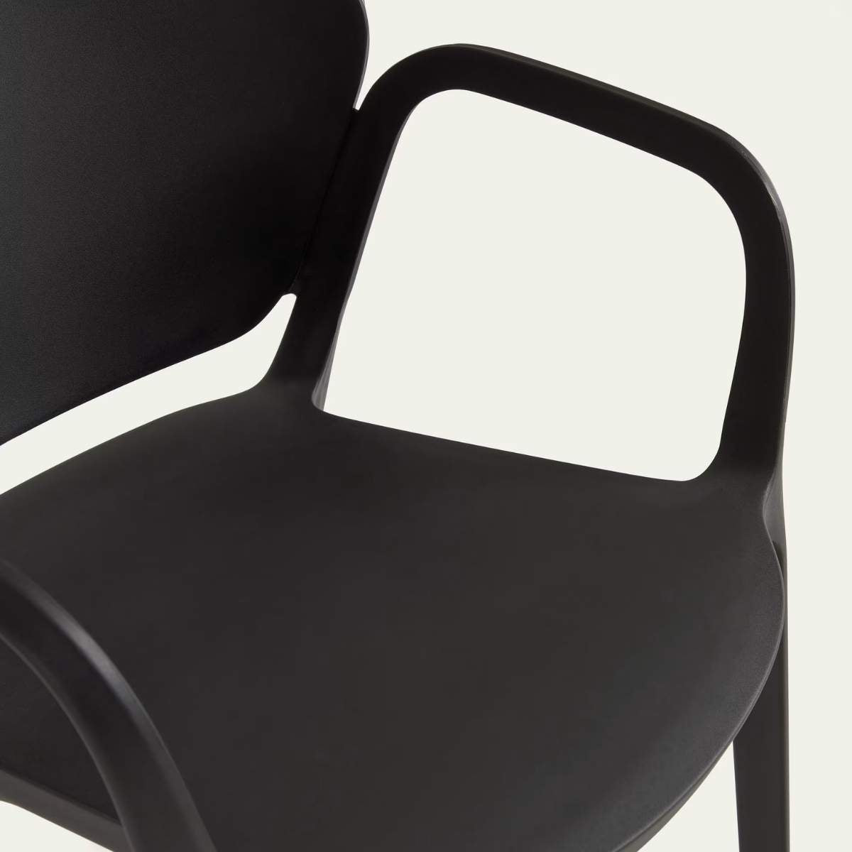 Kave Home Ania stackable outdoor chair in beige